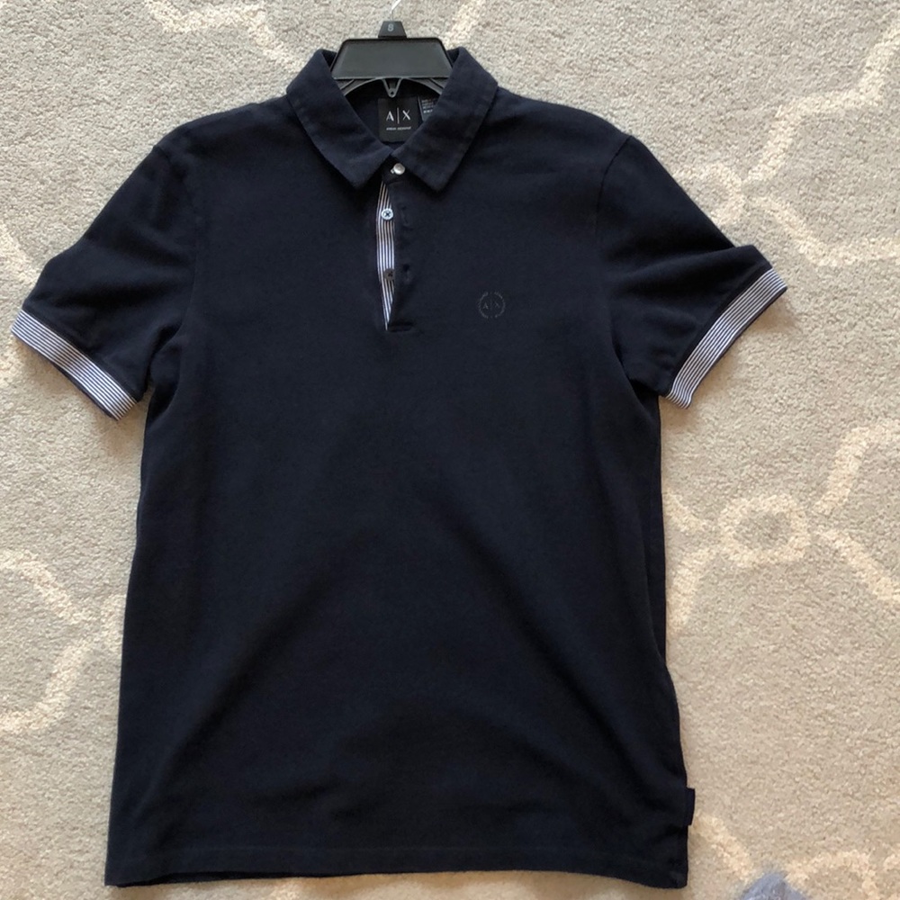 ARmani Exchange navy polo